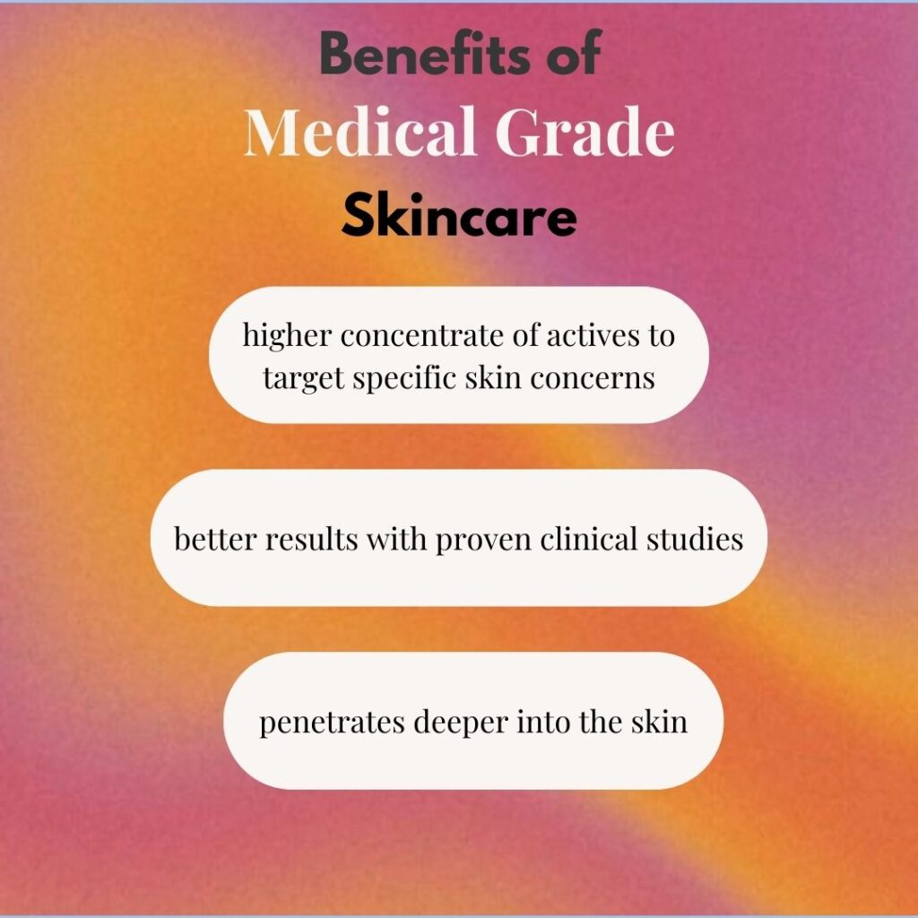 benefits of medical grade skincare